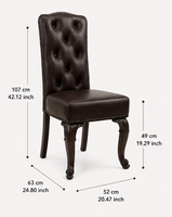 Ensemble table et chaises en bois de luxe OEM ODM pour un intérieur élégant et des moments de rassemblement familiaux confortables, fournisseur indien