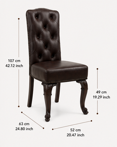 Ensemble table et chaises en bois de luxe OEM ODM pour un intérieur élégant et des moments de rassemblement familiaux confortables, fournisseur indien - Product Image 3