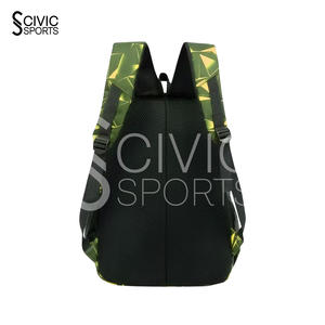 Sac à dos personnalisé avec logo Civic Sports Vintage Outdoor Office Design Sports Oxford noir pour homme, USB, imperméable, léger, 20-35L - Product Image 4