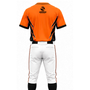 Uniforme de baseball respirant en polyester 100% de bonne qualité, séchage rapide, pour les équipes, haute qualité, prix de gros bas, design unique - Product Image 2