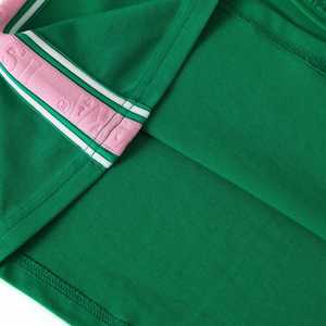 Chemise gaufrée AKA Green Premium pour femme, motif lettres grecques, tissu de haute qualité, coupe confortable, haut décontracté à col rond - Product Image 4
