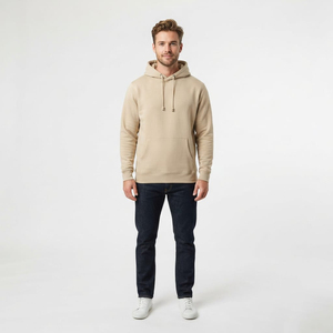 Sudadera con Capucha Oversize para Hombre, Estilo Vintage Desgastado, de Algodón Pesado, Estampado Personalizado, Estilo Urbano - Product Image 2