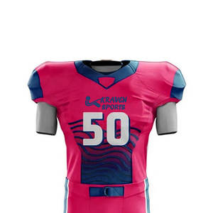 Uniforme de Fútbol Americano con Empaque Personalizado, Último Diseño, Nuevo Estilo - Product Image 4