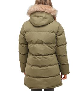 Abrigo de Invierno para Mujer, de Alta Calidad, Largo, Transpirable, Ecológico, Acolchado, con Cierre de Cremallera y Forro de Lana - Product Image 2