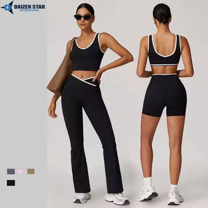 Women Seamless Yoga Set High Waist Leggings Sports Bra Gym Fitness Workout Clothes - Product Image 4