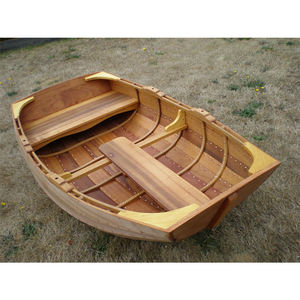 Bateau à rames de loisirs sportif en fibre de verre et bois, sur mesure, 6 pieds - Product Image 5