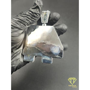 Pendentif Moissanite Diamant Iced Out Numéro 44 Chaîne Hip Hop Bijoux de Luxe Bling Cadeau - Product Image 3