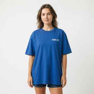 Camiseta de Algodón Extra Grande para Mujer, Cuello Redondo, Manga Corta, Corte Holgado, Transpirable, Estampado Jersey, Primavera Verano, Informal - Product Image 4
