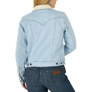 Custom Women <b>Denim</b> <b>Jacket</b> Premium Cotton Blend Stylish Streetwear Durable Casual Fashion Outerwear For All Seasons - Product Image 6
