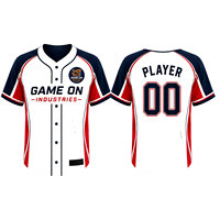 Maillot de baseball personnalisé à manches courtes et col en V pour homme, imprimé par sublimation, respirant, antibactérien, grandes tailles – Offre Spéciale