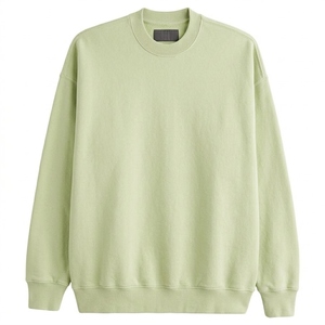 Solid Color Long Sleeve Spring Sweatshirt <b>Men</b> Premium Quality <b>Men</b> Sweatshirt Basic Blended Cotton Wholesale Custom <b>Pullover</b> - Product Image 2