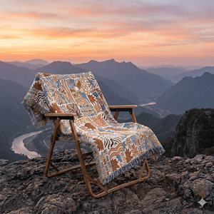 Couverture de camping HYUGA en coton compacte, durable et de haute qualité, couverture de canapé, tapis de couchage, pliable facilement, portable et confortable - Product Image 5