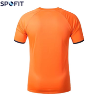 Jersey Sepak Bola Unisex Cepat Kering Sublimasi Custom, Kaos Sepak Bola Full Printing, Seragam Tim 220g