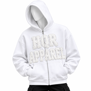 HQR Apparel Men's <b>Black</b> Hooded Pullover Fleece 100% Cotton Breathable <b>Sweatshirt</b> for Casual Hoodie Regular Fit Winter - Product Image 2