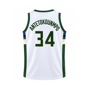 Camiseta de baloncesto personalizada: uniforme de equipo sin mangas de color blanco, ropa deportiva de malla transpirable, nombre y número personalizados - Product Image 6