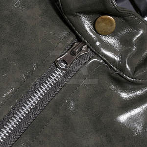 แจ็คเก็ตหนังไซส์ใหญ่สำหรับขายส่ง แจ็คเก็ตหนังสำหรับใช้งานกลางแจ้ง แจ็คเก็ตหนังคอตั้งสำหรับผู้ชาย แจ็คเก็ตหนังฤดูหนาว - Product Image 3