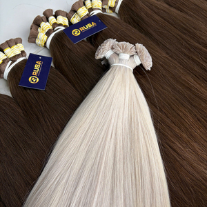 Extensiones de Cabello Humano Vietnamita Virgen de Primera Calidad con Punta Plana, Adhesión de Queratina, Color Personalizado, Mini Punta Plana - Product Image 4
