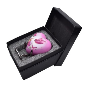 Luxury Aluminum Heart Cremation <b>Memorial</b> <b>Keepsake</b> Urn Ash Holder Featuring Durable Premium Exterior Craftsmanship - Product Image 1