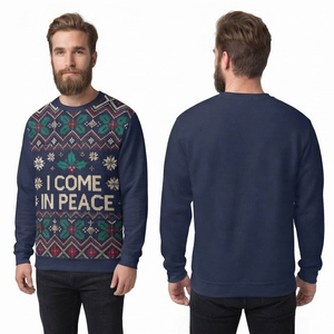 <b>Men</b> Embroidered Sweatshirt Regular Fit Winter Wear Fleece Shirt O Neck Knitted Sweatshirts <b>Men</b> Rhinestone Printed <b>Sweat</b> <b>Top</b> - Product Image 3