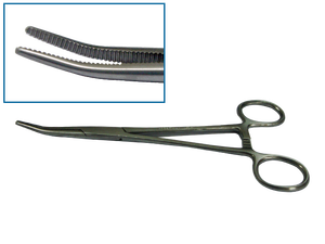 คีมหลอดเลือดตรงหรือโค้งสแตนเลสสตีลและโลหะไทเทเนียมสำหรับเย็บผิวหนังสเปนเซอร์เวลส์ - Product Image 4