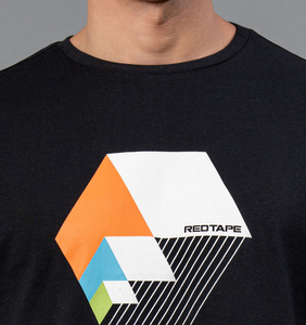 Camiseta de Algodón Estampada para Hombre, Estilo Casual, Cuello Redondo, Manga Corta, Transpirable, Corte Regular, para Uso Diario, OEM ODM - Product Image 4