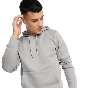 Conjunto de Sudadera con Capucha de Forro Polar para Hombre y Pantalones Jogger Ajustados, Corte Relajado, Bolsillo Canguro, Atuendo Casual de Invierno de Dos Piezas - Product Image 5