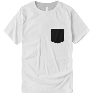 Custom Next Level Style <b>Mens</b> Pocket T <b>Shirts</b> Fine Jersey 100% Combed Ring Spun Cotton Blank Pocket T <b>Shirts</b> USA - Product Image 1