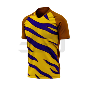 Premium Soccer Jersey Heat-Transfer Printed 100% Polyester Football Shirt Lightweight Moisture Wicking Breathable Sportswear - Product Image 5