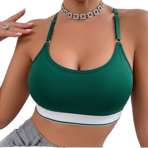 Sujetador Deportivo con Cuello Redondo para Mujer, Acolchado, Soporte Medio, para Gimnasio, Yoga, Ejercicio, Fitness, Ropa Deportiva Personalizada con Etiqueta Privada - Product Image 5