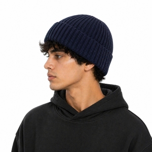 Gorro de Punto Unisex Personalizable en Color, Gorro de Invierno Suave y Cálido, Elástico, Informal, para Exteriores, con Sensación de Lana, Cómodo - Product Image 2