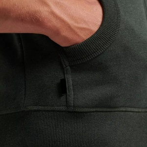 Sudaderas con capucha lisas de poliéster para hombre con logotipo personalizado al por mayor de fábrica 2023, diseño forrado de gran tamaño para imprimir - Product Image 3