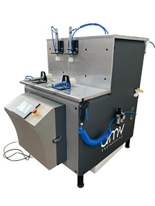 Máquina fresadora de aluminio semiautomática de un solo cabezal, premium y confiable, para cortar perfiles de puertas y ventanas. - Product Image 2