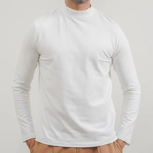 T-shirts de sport légers à manches longues pour hommes, personnalisables avec logo, séchage rapide, respirants, pour l'été, vente en gros, OEM - Product Image 2