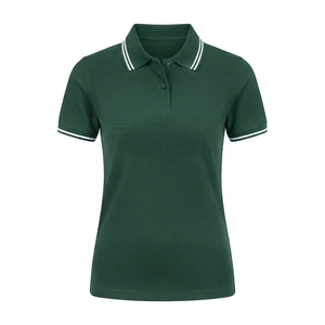 Nueva Llegada, Polo de Mujer de Alta Calidad en Color Sólido, Manga Corta, Informal, Transpirable, Tejido de Punto, Estilo Urbano - Product Image 5