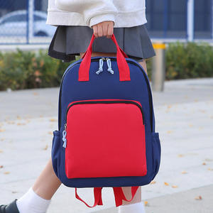 Stylish Contrast Color Student bag <b>School</b> bag <b>Backpack</b> Waterproof Large Capacity College Bookbag for Teens - Product Image 6