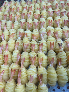 กุ้งม้วนมันฝรั่งทอด GEPIMEX 404 คุณภาพเยี่ยม บรรจุภัณฑ์สุญญากาศ 25 กรัม/ม้วน 10 ม้วน/ถาด 250 กรัม ผลิตในเวียดนาม ขายดีที่สุด - Product Image 6