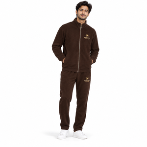 Conjunto Deportivo Vintage de Dos Piezas para Hombre, Estilo Urbano, con Gráficos Impresos Personalizados, Bordado con la Marca, Tela de Mezcla de Algodón, Tallas Grandes, OEM - Product Image 1