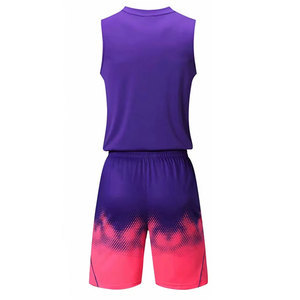 Uniformes de basket-ball pour jeunes en polyester de haute qualité, maillots d'équipe scolaire personnalisés, vêtements de sport, ensemble d'uniformes de basket-ball - Product Image 6