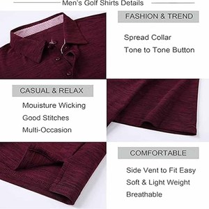 T-shirts à manches courtes de haute qualité, tailles et couleurs personnalisées pour hommes, polos, envoyés par Dress Sports - Product Image 5