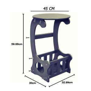 Modern End <b>Table</b>, <b>Side</b> <b>Table</b> for Living Room, Bedroom, Home Decor Small Coffee Tea <b>Table</b> Home Living Room <b>Storage</b> - Product Image 2