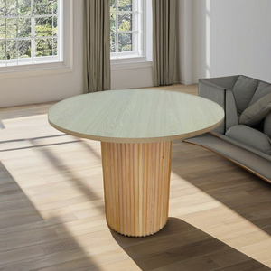 Mesa de Centro Redonda Moderna, Mesa de Centro de Diseño de Madera para Sala de Estar, Mesa de Centro Redonda Personalizada Moderna - Product Image 3