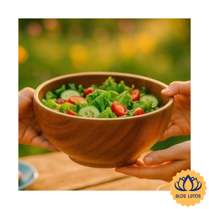 สินค้าขายดี |   ชามไม้แกะสลักแบบเรียบง่าย ภาชนะใส่อาหารไม้สำหรับของหวาน ไอศกรีม ถั่ว ขายส่งจากเวียดนาม - Product Image 1