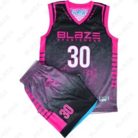 Blaze Fight Wear Uniformes de basket-ball BSCI personnalisés de haute qualité Short d'été unisexe pour adultes Ensemble grande taille respirant avec OEM/OEM