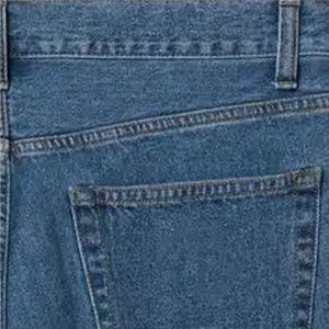 Shorts en denim de coton de haute qualité pour hommes, style streetwear décontracté avec poches, jean délavé bleu clair - Product Image 4