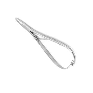 Professional Mathieu Needle Holder Surgical Instrument with Ratchet Handle for Precision Suturing and <b>Tissue</b> Closure - Product Image 1