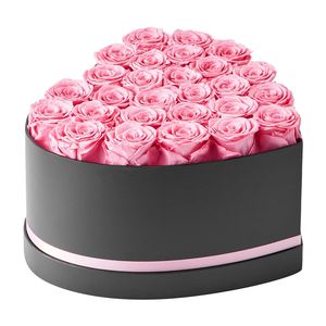 Scatola a Forma di Cuore con 27 Rose Conservate #   Bouquet Eterno Immortale #   Regalo per il compleanno delle donne #   Materiale Fresco - Product Image 6
