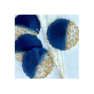 Posavasos de Resina Hechos a Mano, Posavasos Modernos Personalizados, Resistentes al Calor, Reutilizables, Redondos, para Decoración del Hogar y la Mesa - Product Image 4