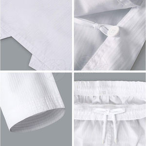 Uniforme de Karate Bordado de Diseño Personalizado en Color Sólido de Alta Calidad, Más Vendido, para Hombre, Precio Económico, Estilo de Artes Marciales de Taekwondo - Product Image 4