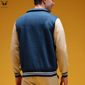 Fashion Wear Custom Contrast Color Good Selling Best Supplier OEM Service Latest Style Men Winter Varsity Jackets - Product Image 3