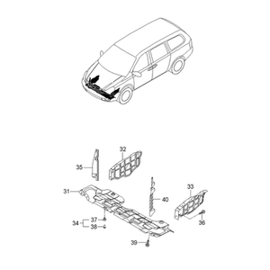 Sedona Nouvelles pièces et accessoires pour voitures et camions Gauche 291304D100 - Product Image 2